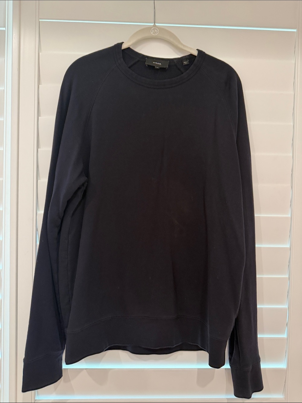 Vince Men's Black Crewneck Sweatshirt